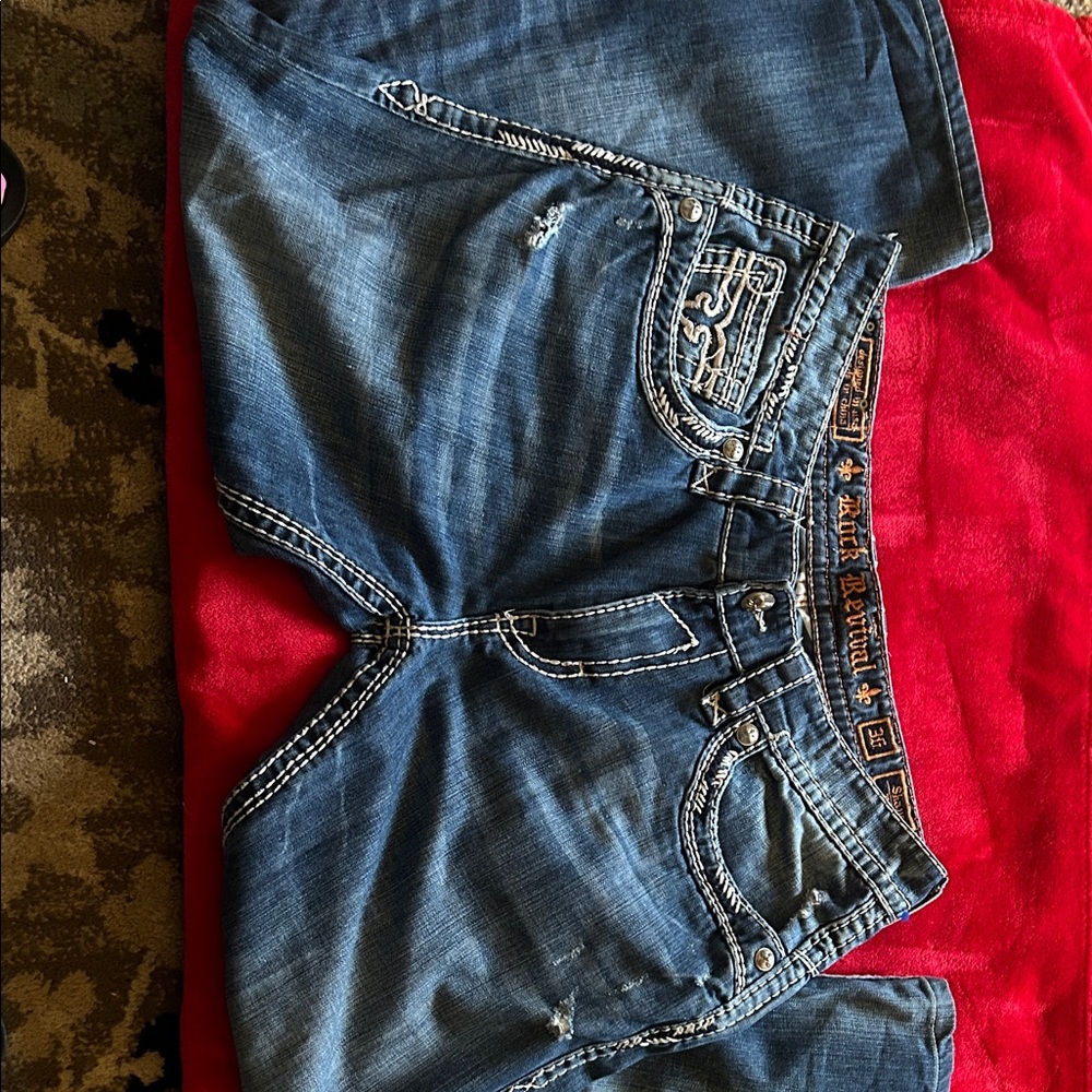 Rock Revival Blue Bootcut Jeans